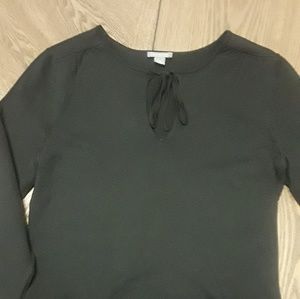 Black 3/4 sleeve Ann Taylor sweater top Size XS